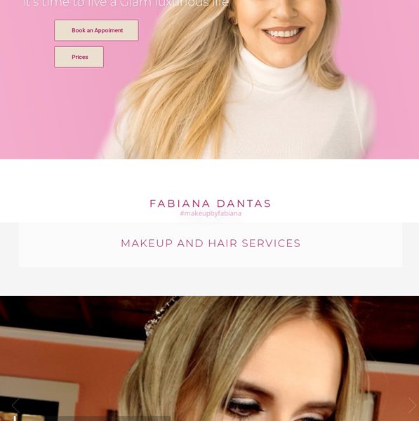Sitio Web Makeup by Fabiana Certified PRO Makeup and Hair Artist