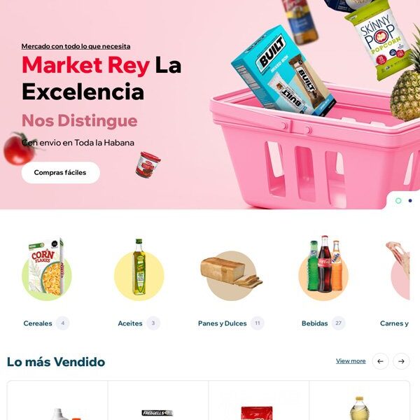 MarketRey sitio web